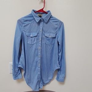 Striped blue/white blouse